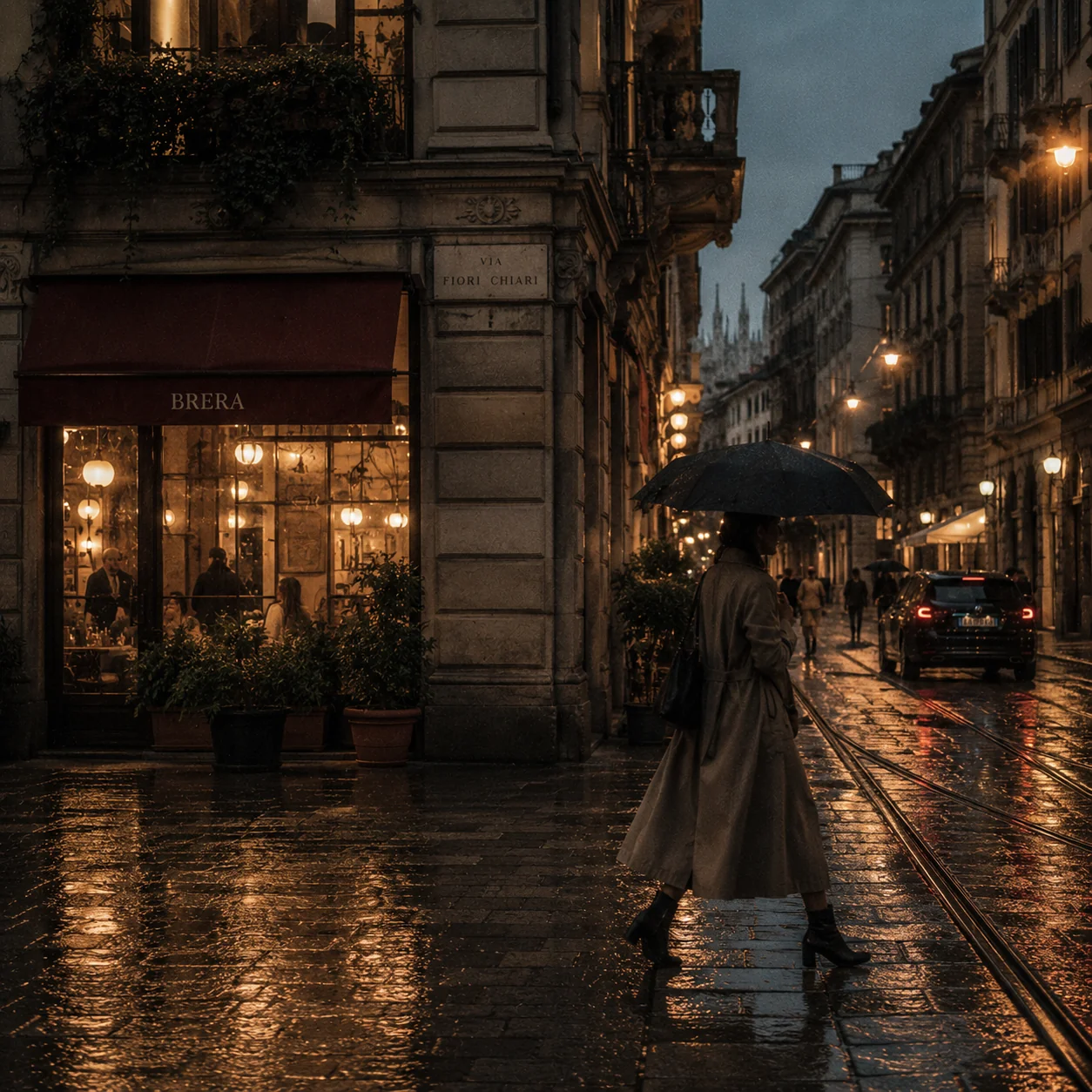 Milano mood — marble and shadow